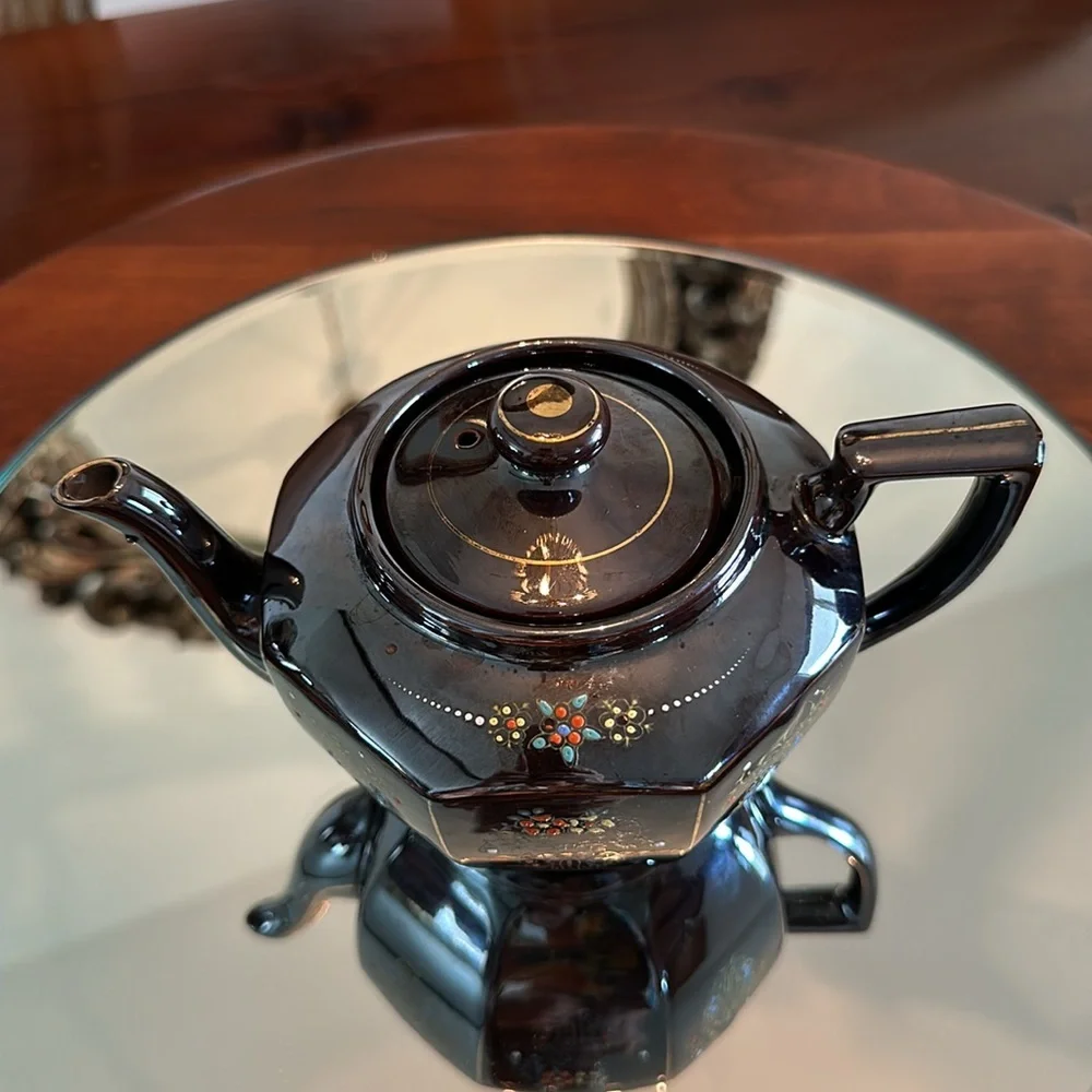 Vintage Personal Size Brown Betty Teapot Made in Japan